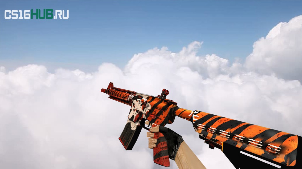 Модель «M4A4 SA Warrior» для CS 1.6