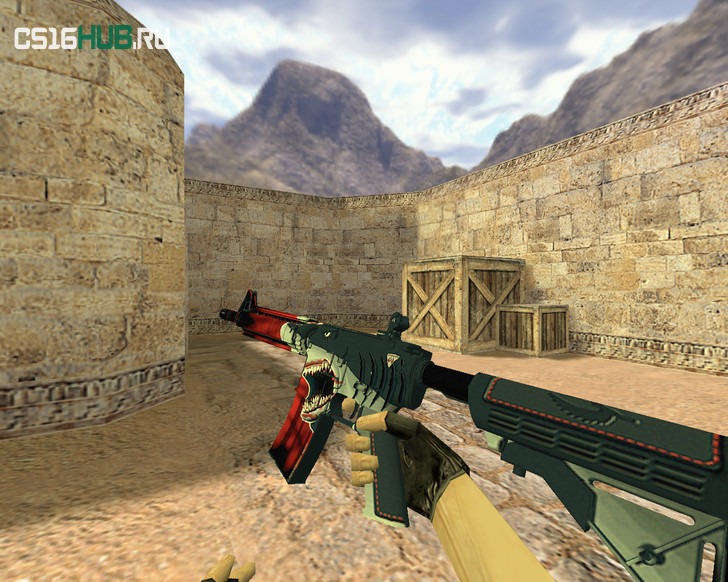 Модель «М4А4 Акула» для CS 1.6