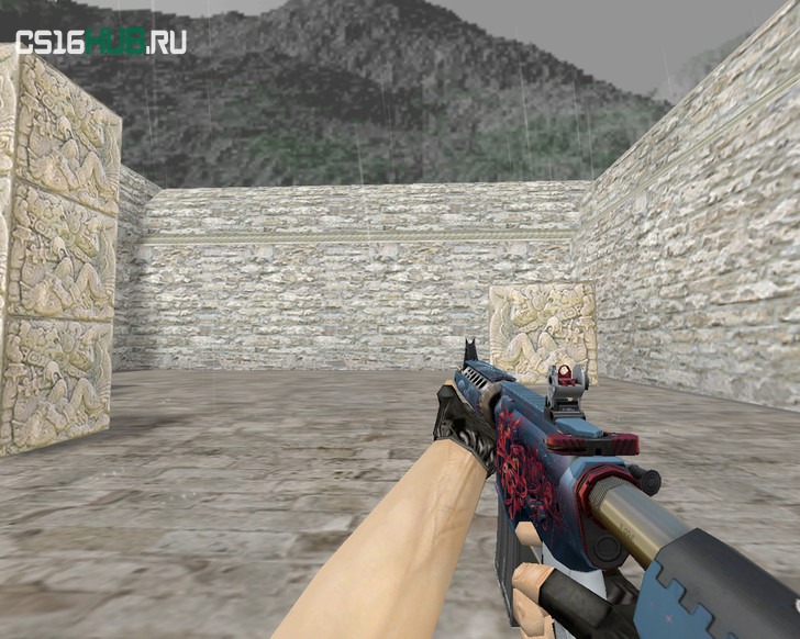 M4A4 | Ликорис лучистый (Spider Lily) для CS 1.6