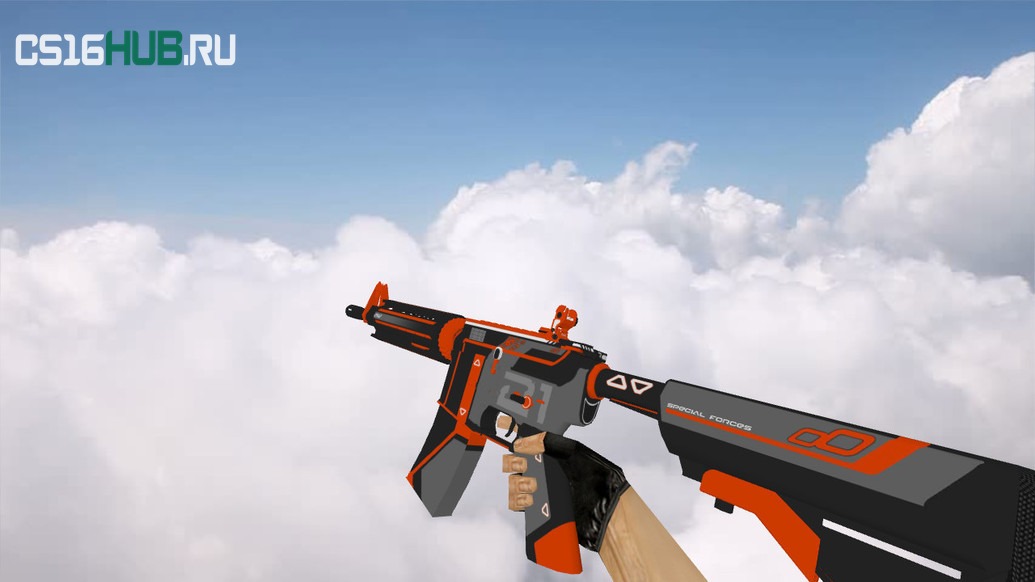Модель «M4A4 Storm» для CS 1.6