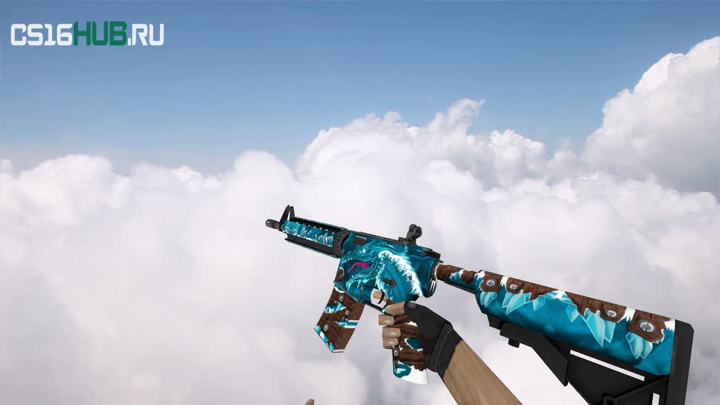 Модель «M4A4 Winter Wyvern» для CS 1.6