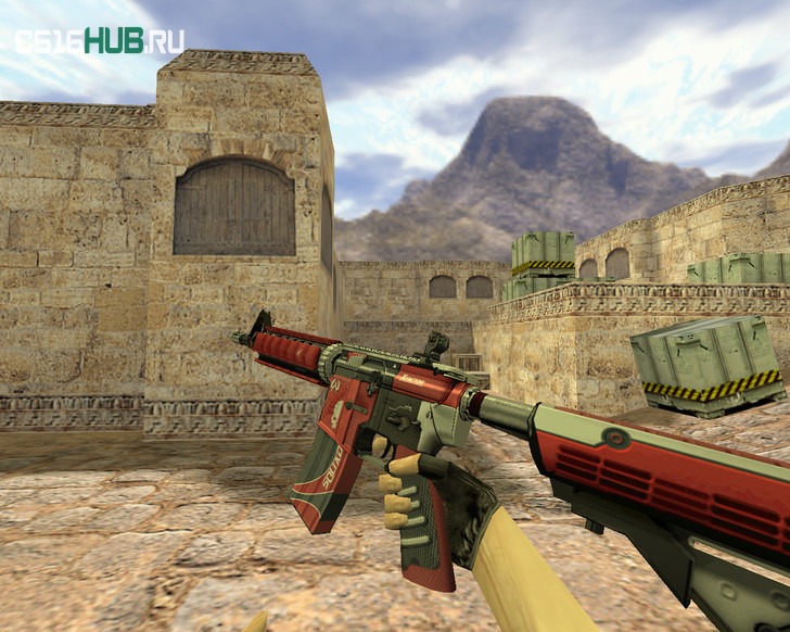 Модель «M4A4 X-Factor» для CS 1.6