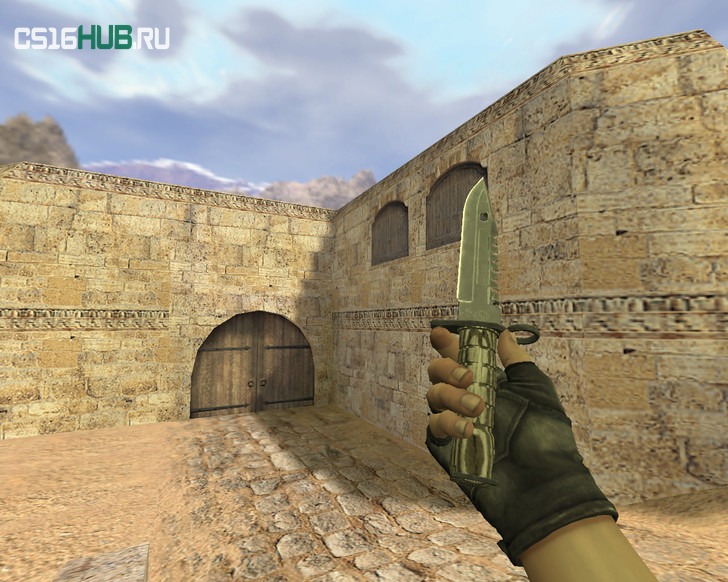 Модель «Штык-нож М9 Черный глянец» для CS 1.6