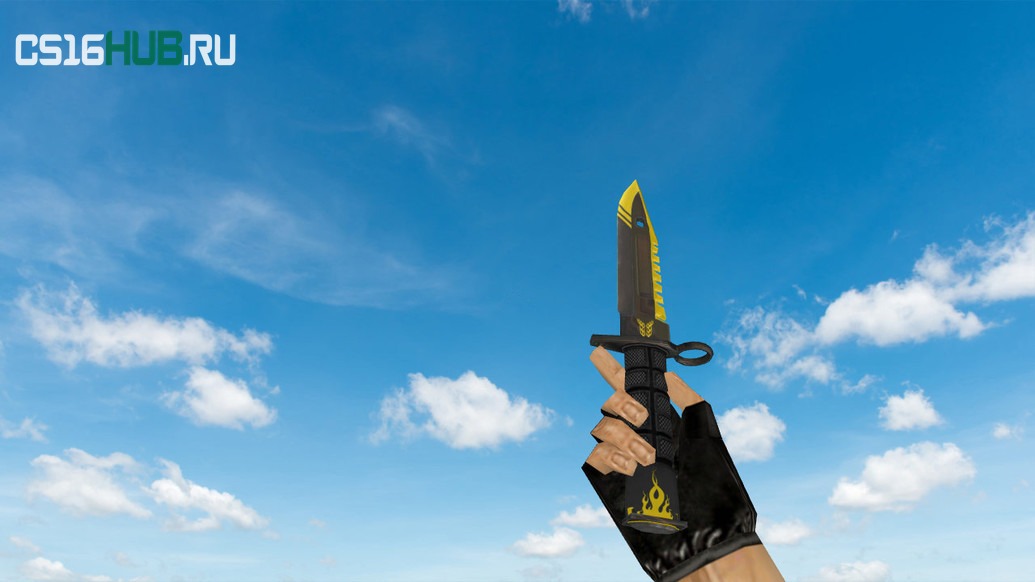Модель «M9 Bayonet Flame Tester» для CS 1.6
