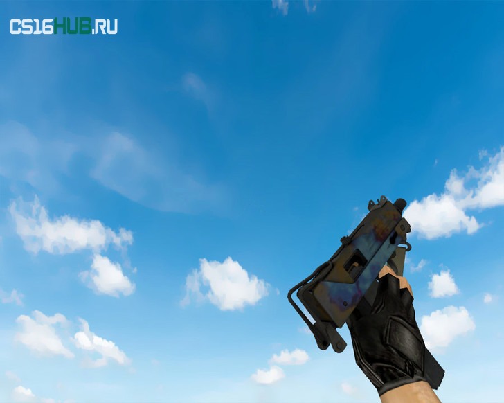 MAC-10 | Поверхностная закалка (Case Hardened) для CS 1.6