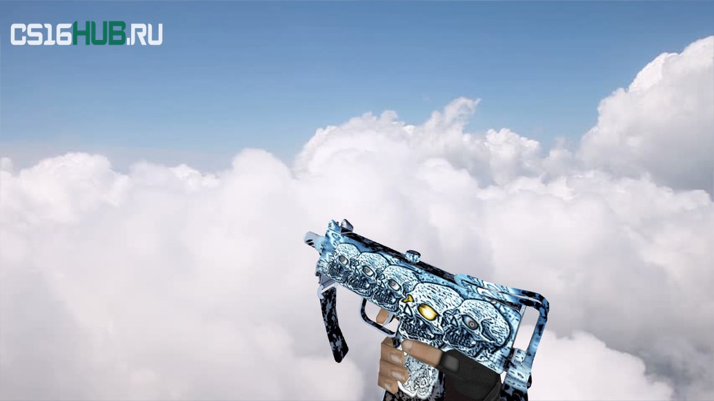 Модель «MAC-10 Diamond skull» для CS 1.6