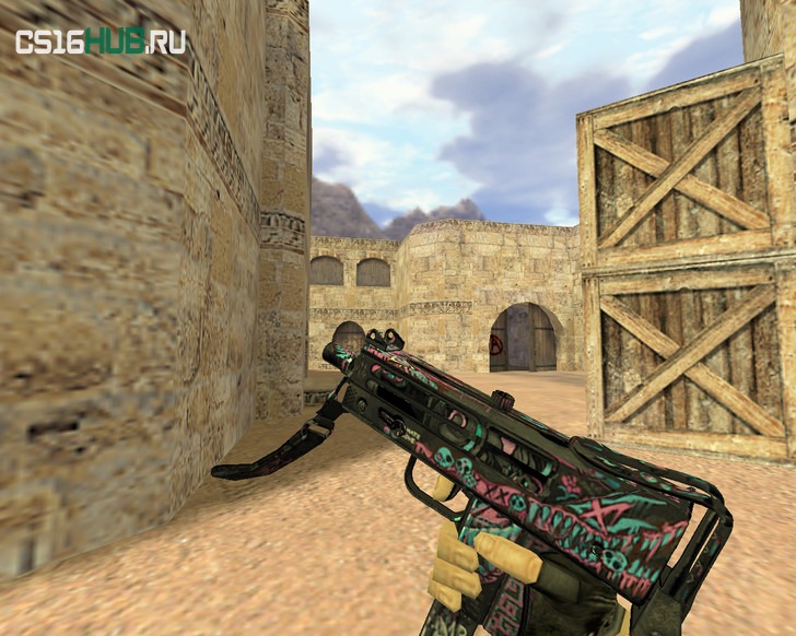Модель «MAC-10 Псих» для CS 1.6