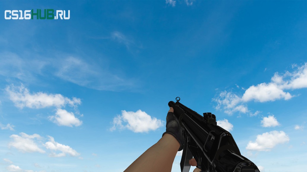Модель «MP5-SD Chrome» для CS 1.6