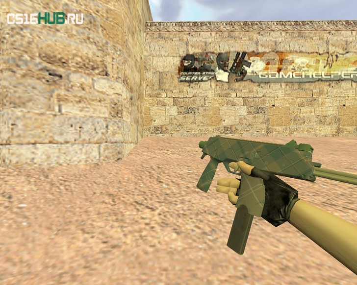 Модель «MP9 Зеленая клетка» для CS 1.6