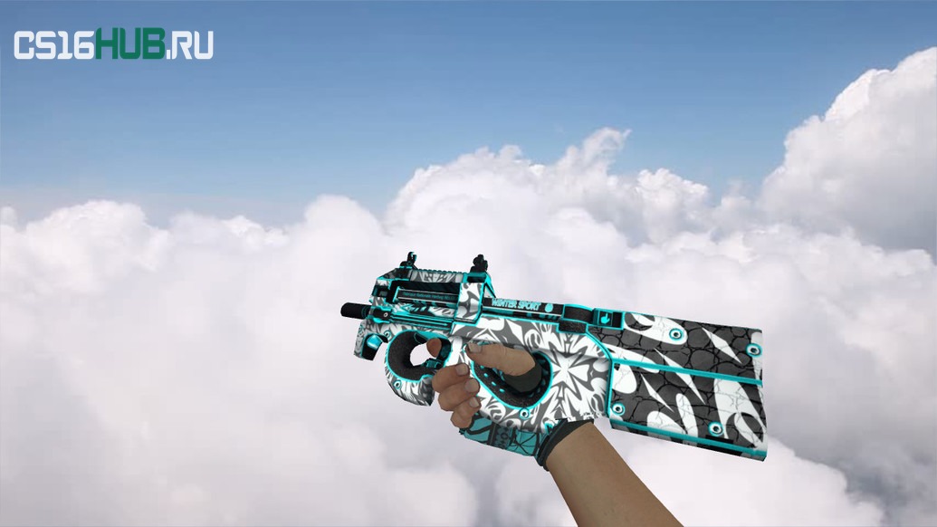 Модель «P90 «Снежный вихрь»» для CS 1.6