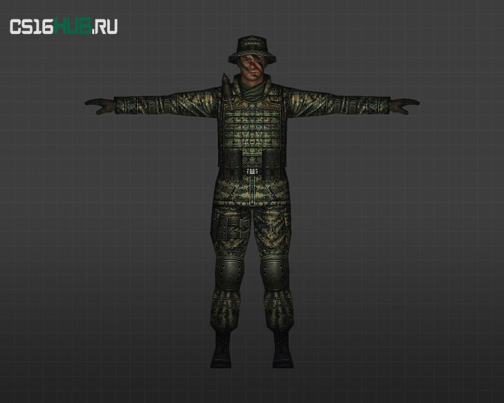 Модель «Камуфляжная панамка» для CS 1.6