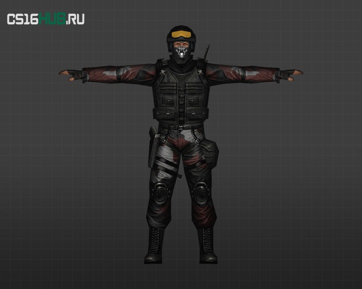 Модель «Красный камуфляж» для CS 1.6