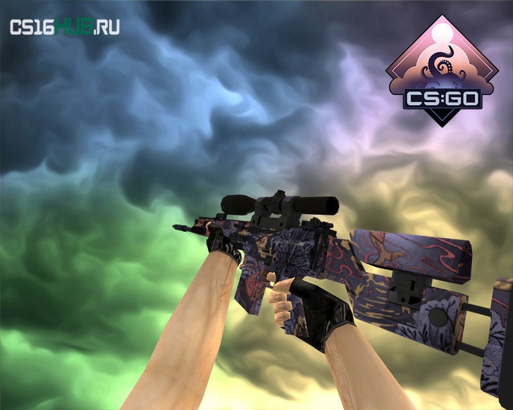 SCAR-20 | Экзорцыпа (Poultrygeist) для CS 1.6