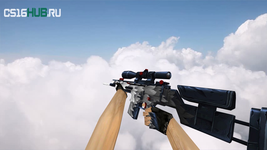 Модель «SCAR-20 White Fang» для CS 1.6