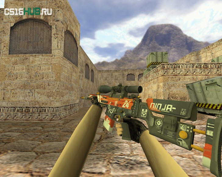 Модель «SCAR Кровавый спорт» для CS 1.6