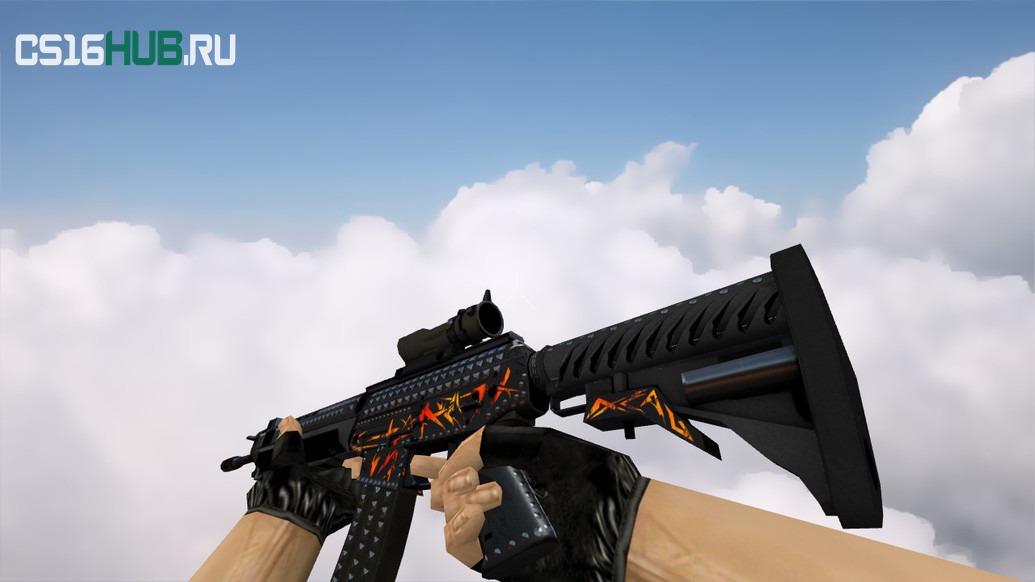 SG 553 | Тяжёлый метал (Heavy Metal) для CS 1.6