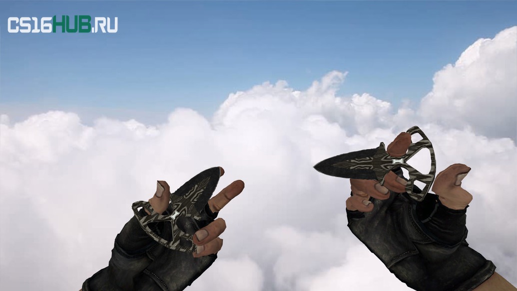 Модель «Тычковые ножи «Черный глянец»» для CS 1.6