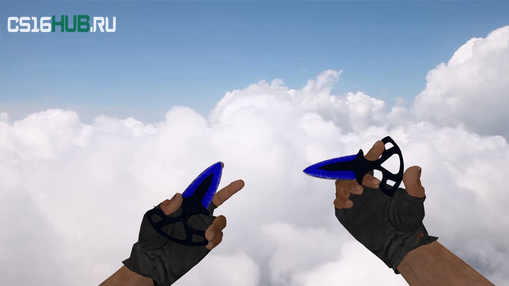 Модель «Shadow Daggers Doppler Sapphire» для CS 1.6