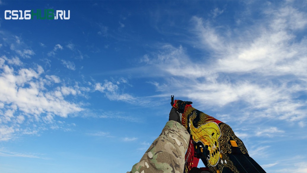 Пак моделей оружия «Specialist Gloves Crimson Kimono Pack» для CS 1.6