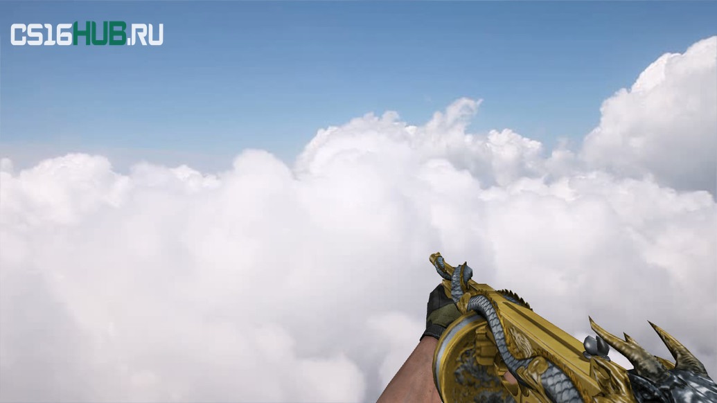 Модель «Thompson-Infernal Dragon Dragon Noble Gold» для CS 1.6