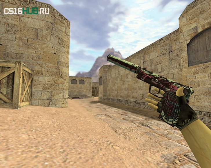 Модель «USP Неонуар» для CS 1.6