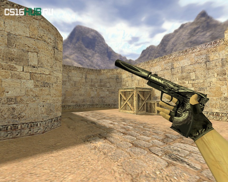 Модель «USP Серебряный змей» для CS 1.6