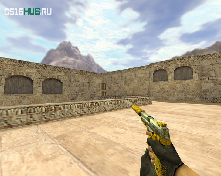 Модель «USP Желтый дракон» для CS 1.6