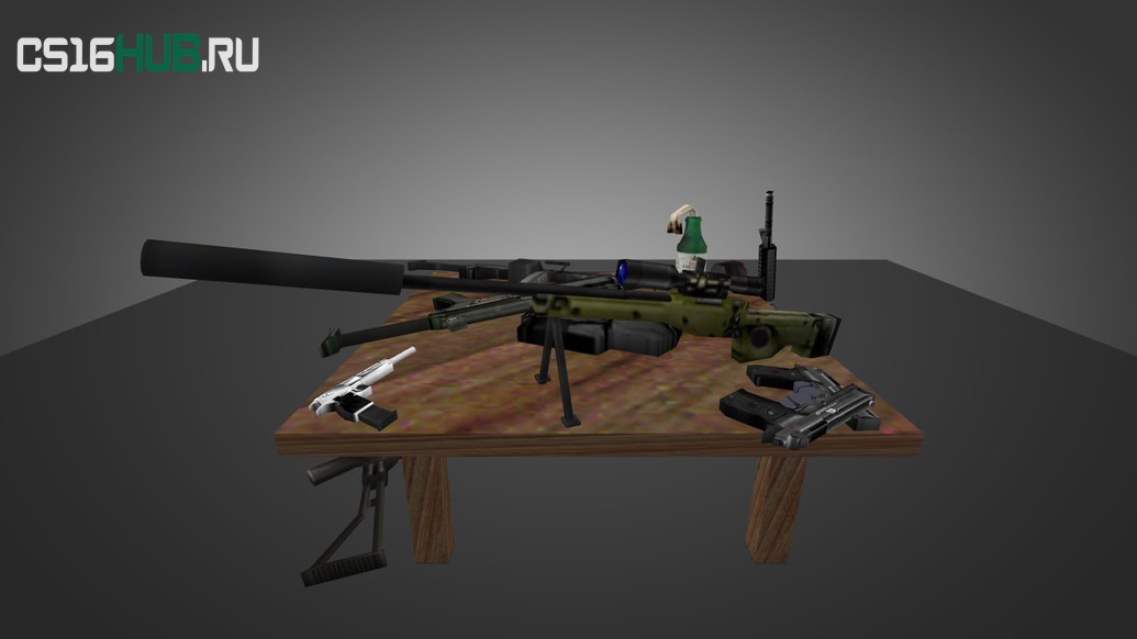 Модель «Weapons and Equipment for Chicken» для CS 1.6