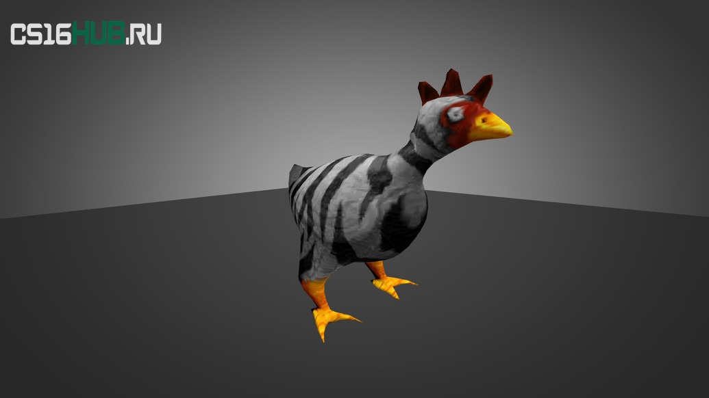 Модель «Zebra Chicken» для CS 1.6